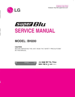 Lg bh200 service manual cover