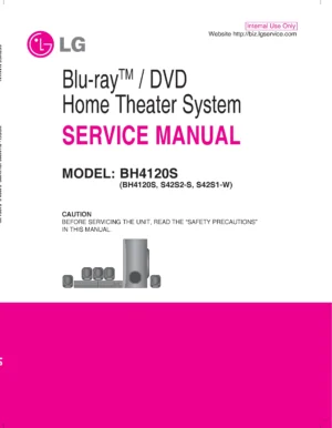 Lg bh4120s service manual cover