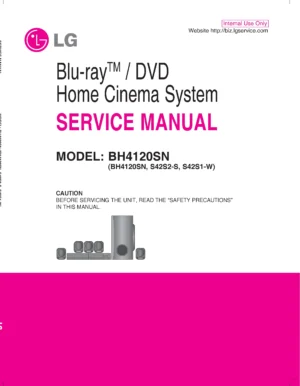 Lg bh4120sn service manual cover