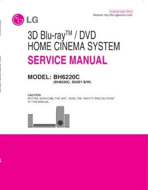 Lg bh6220c service manual cover