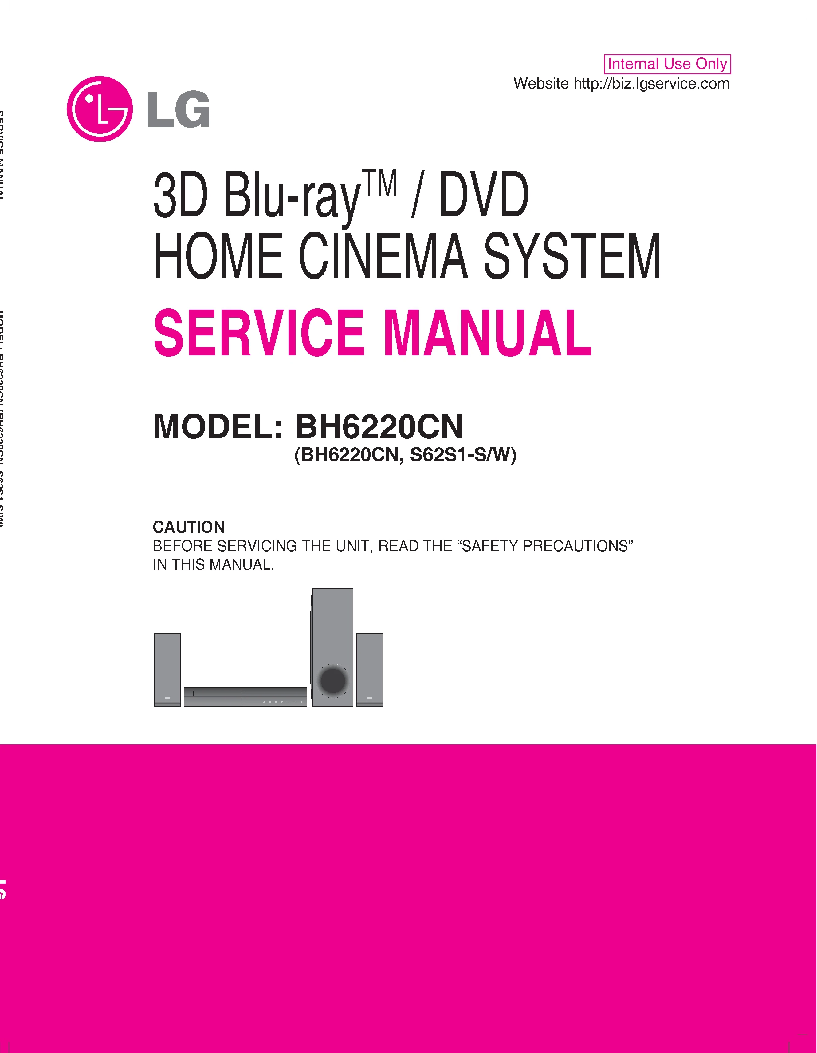 Lg bh6220cn service manual cover