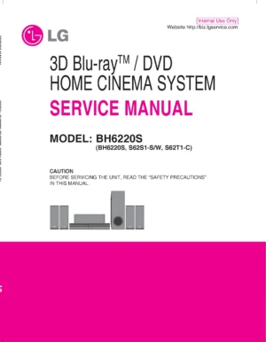 Lg bh6220s service manual cover