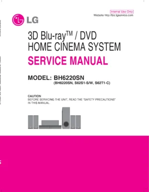 Lg bh6220sn service manual cover