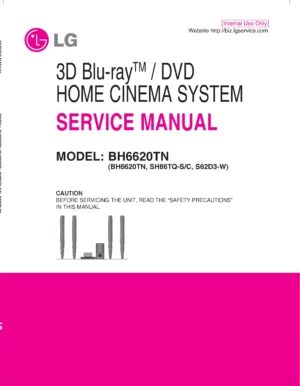 Lg bh6620tn service manual cover