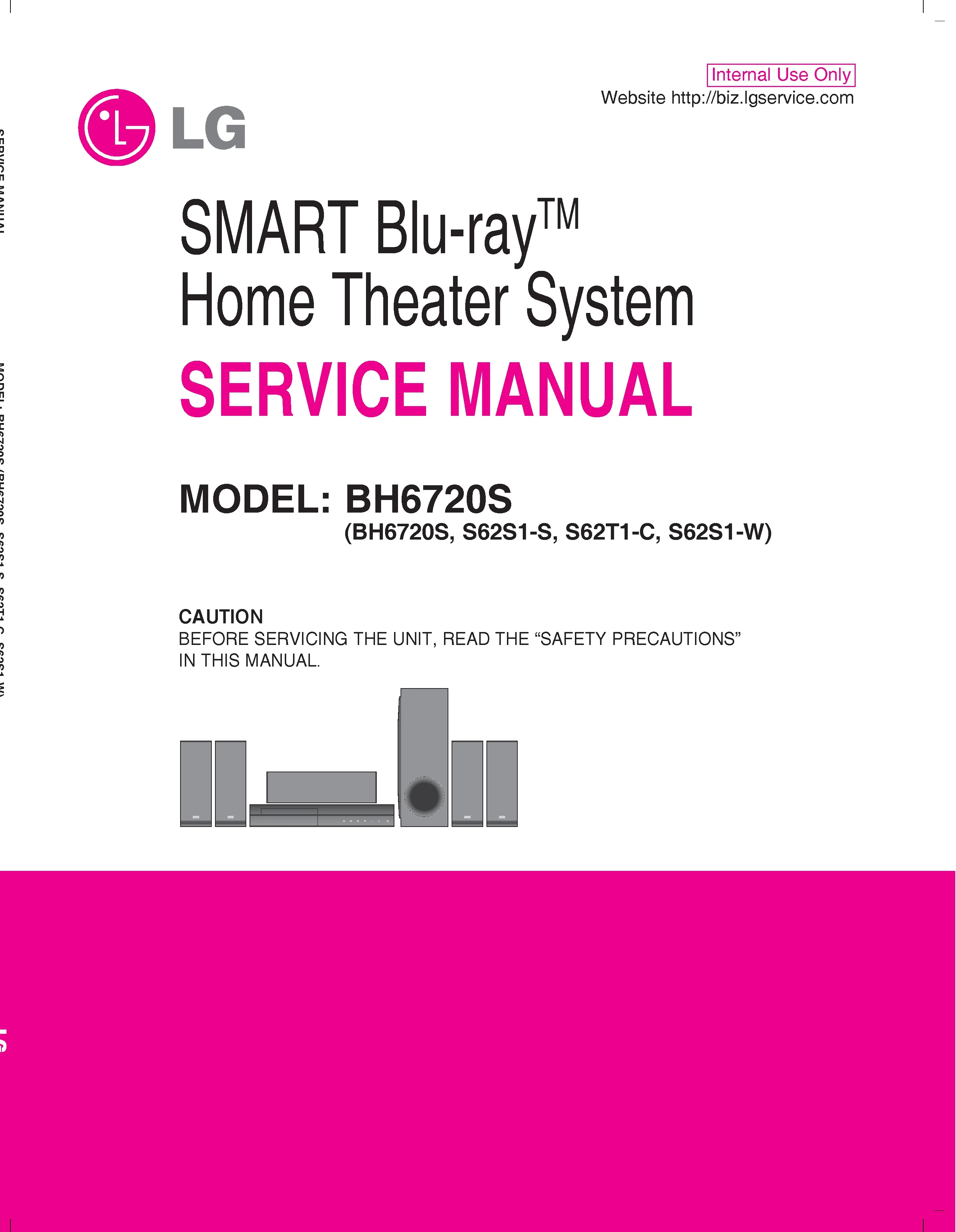 Lg bh6720s service manual cover