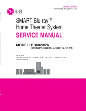 Lg bh6820sw service manual cover