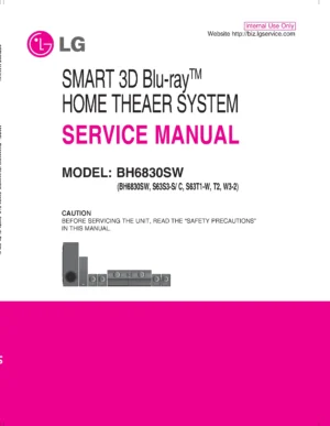 Lg bh6830sw service manual cover