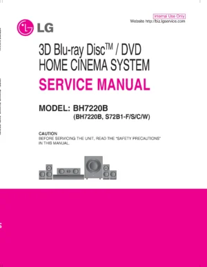 Lg bh7220b service manual cover
