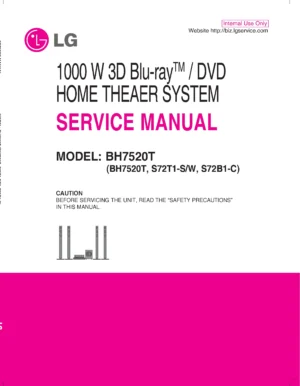 Lg bh7520t service manual cover