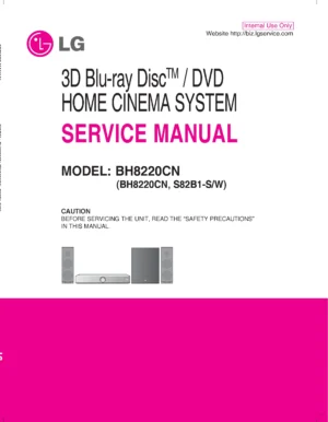 Lg bh8220cn service manual cover