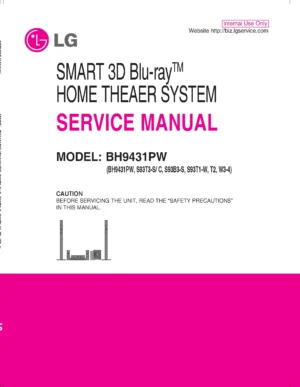 Lg bh9431pw service manual cover