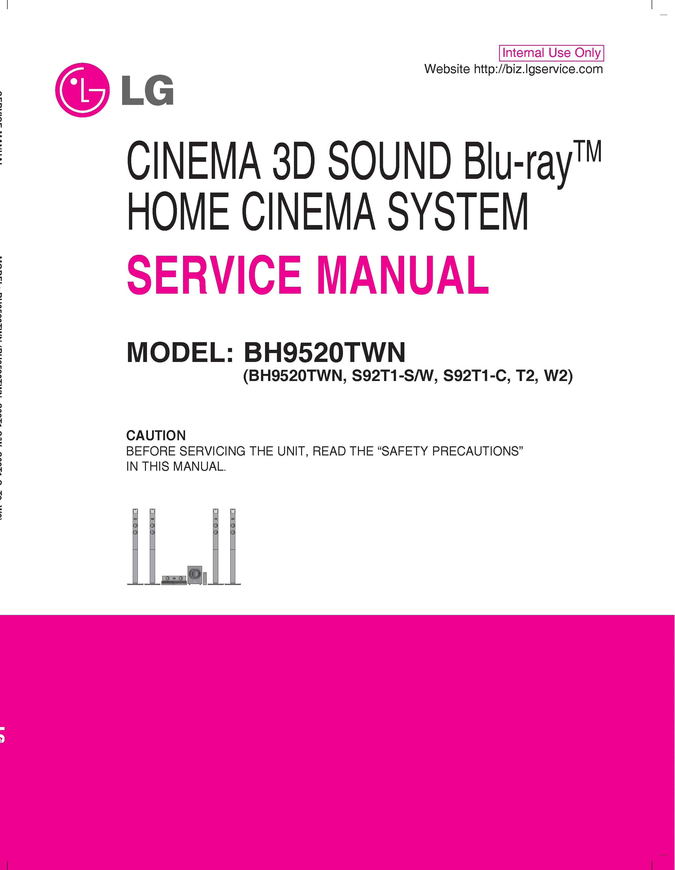 Lg bh9520twn service manual cover