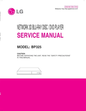 Lg bp325 service manual cover