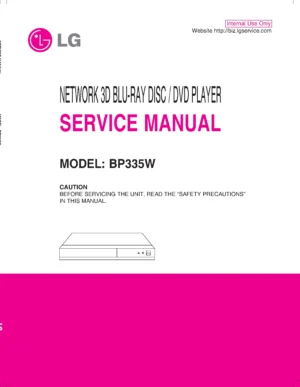 Lg bp335w service manual cover