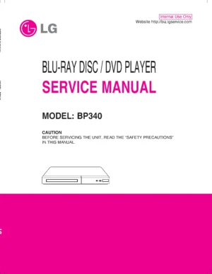Lg bp340 service manual cover