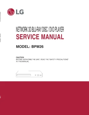 Lg bpm26 service manual cover