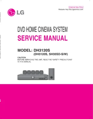 Lg dh3120s service manual cover