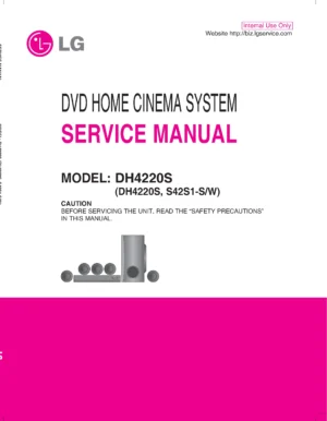 Lg dh4220s service manual cover