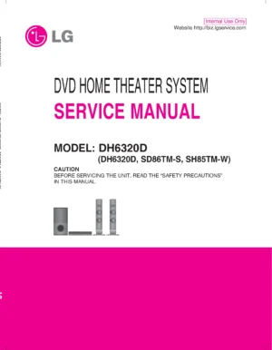 Lg dh6320d service manual cover