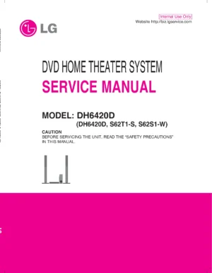 Lg dh6420d service manual cover