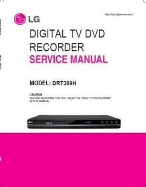 Lg drt389h service manual cover
