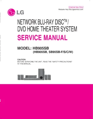 Lg hb905sb service manual cover