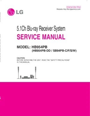 Lg hb954pb service manual cover