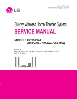 Lg hb954wa service manual cover