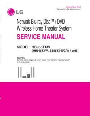 Lg hb965txw service manual cover