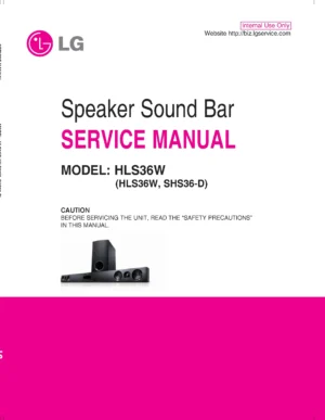 Lg hls36w service manual cover