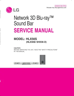 Lg hlx56s service manual cover