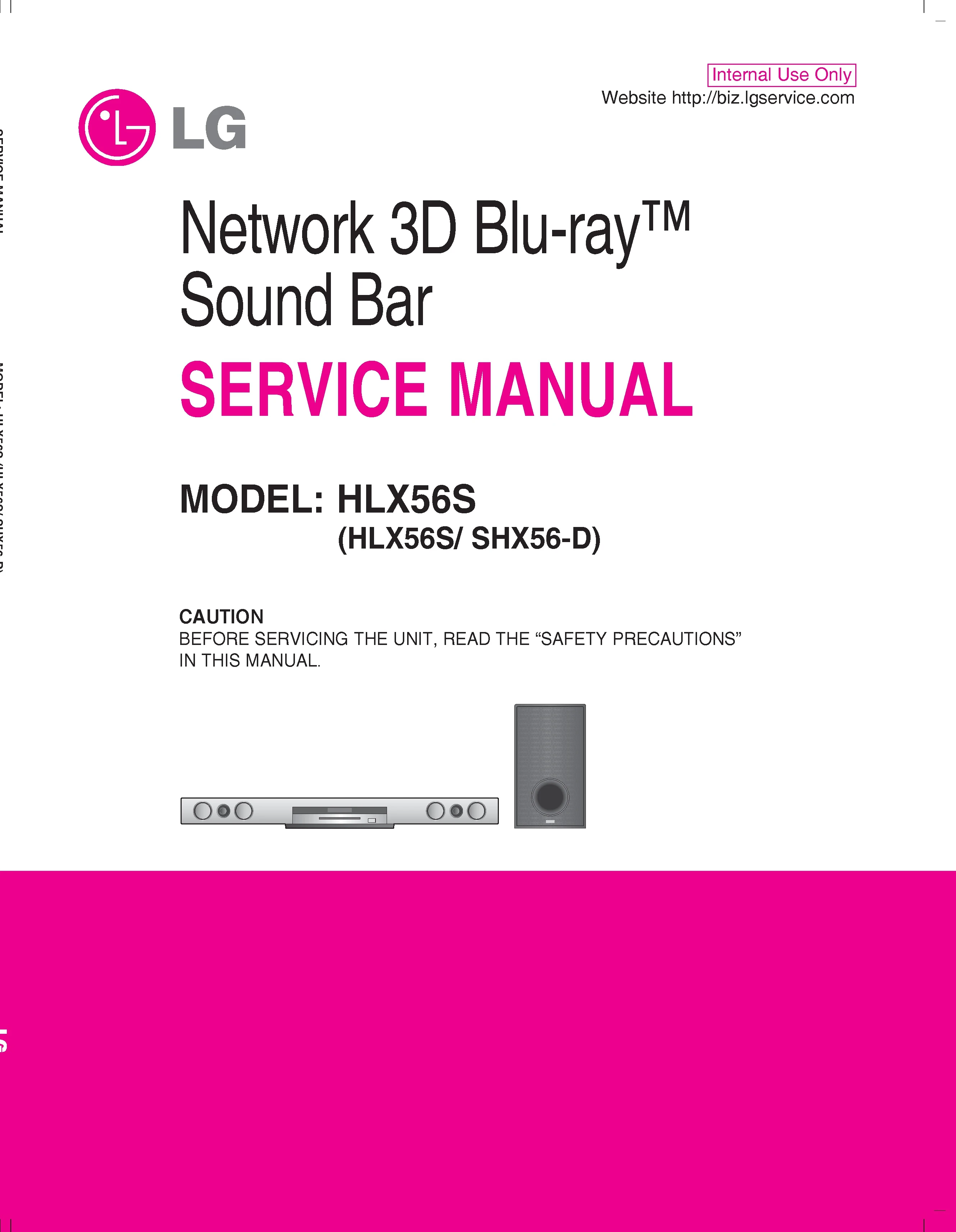 Lg hlx56s service manual cover