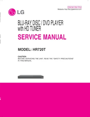 Lg hr720t service manual cover