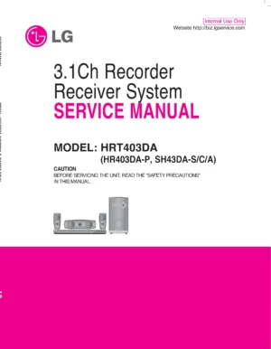 Lg hrt403da service manual cover