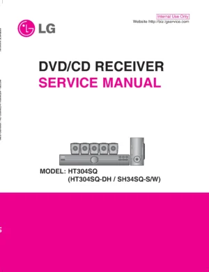 Lg ht304sq service manual cover