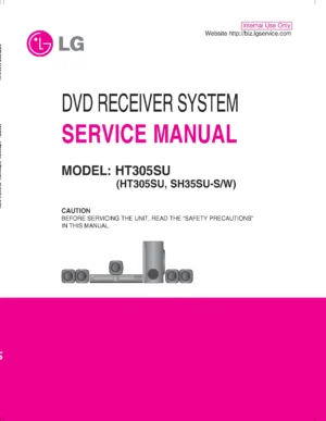 Lg ht305su service manual cover