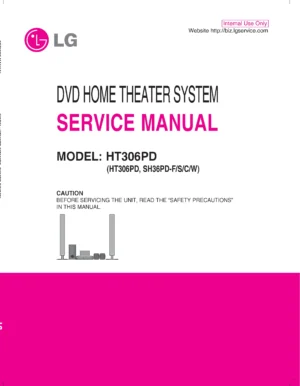 Lg ht306pd service manual cover