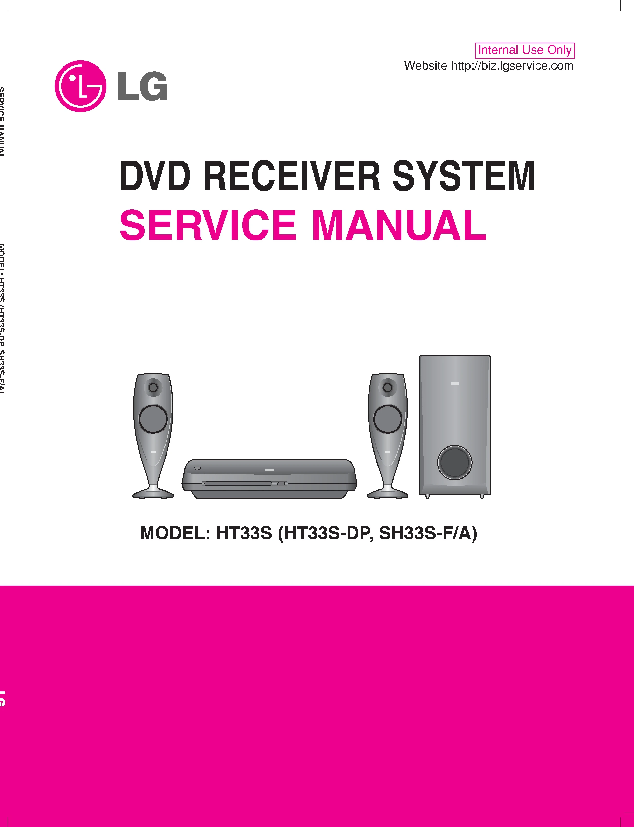 Lg ht33s service manual cover