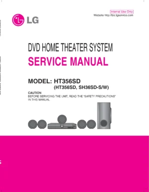 Lg ht356sd service manual cover