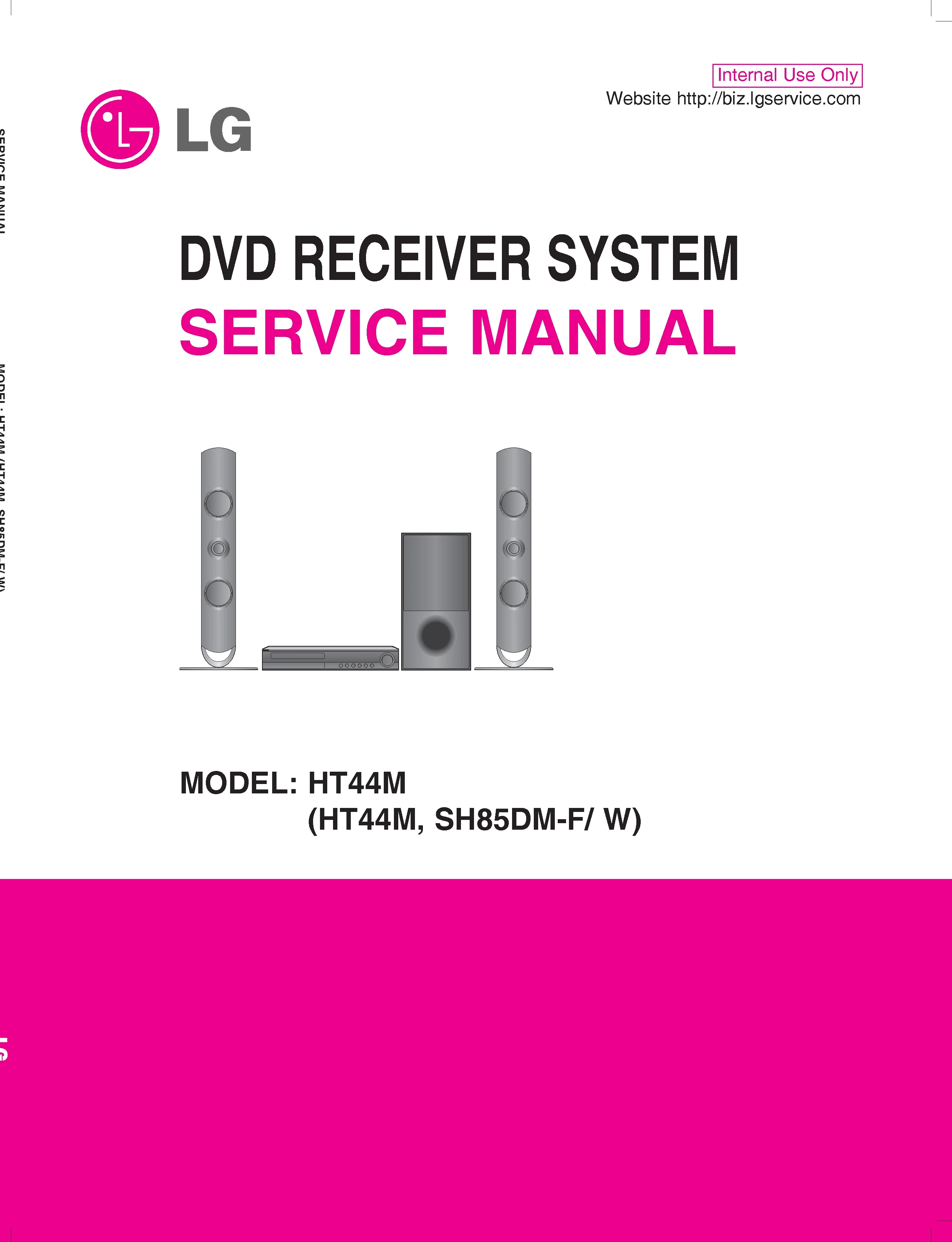 Lg ht44m service manual cover