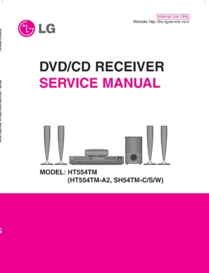 Lg ht554tm service manual cover