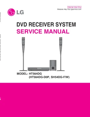 Lg ht564dg service manual cover