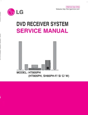 Lg ht805ph service manual cover