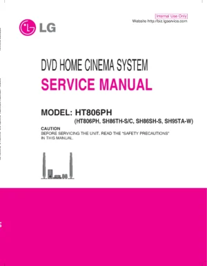 Lg ht806ph service manual cover