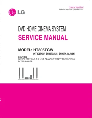 Lg ht806tgw service manual cover