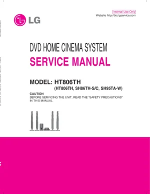 Lg ht806th service manual cover