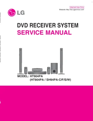 Lg ht904pa service manual cover