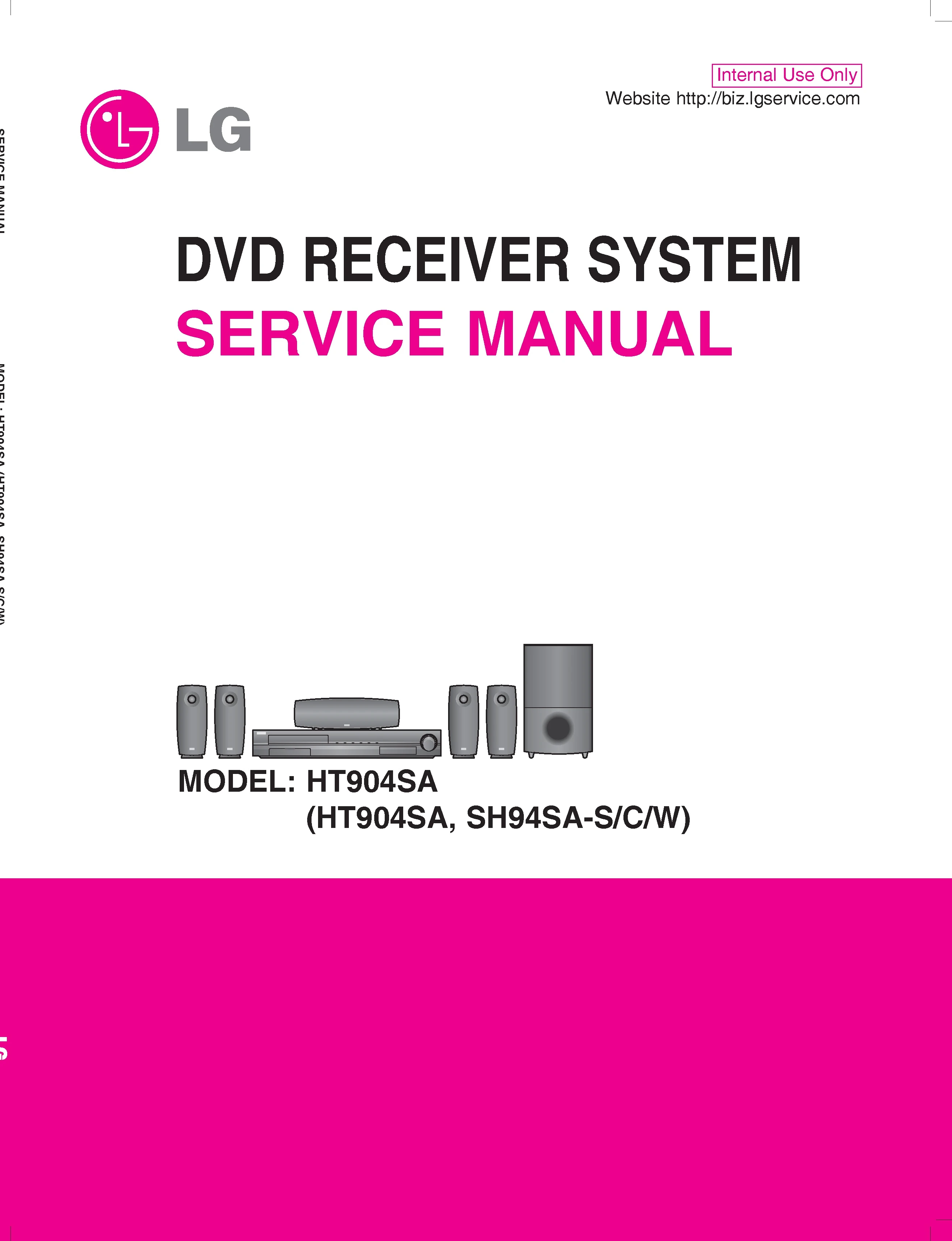Lg ht904sa service manual cover