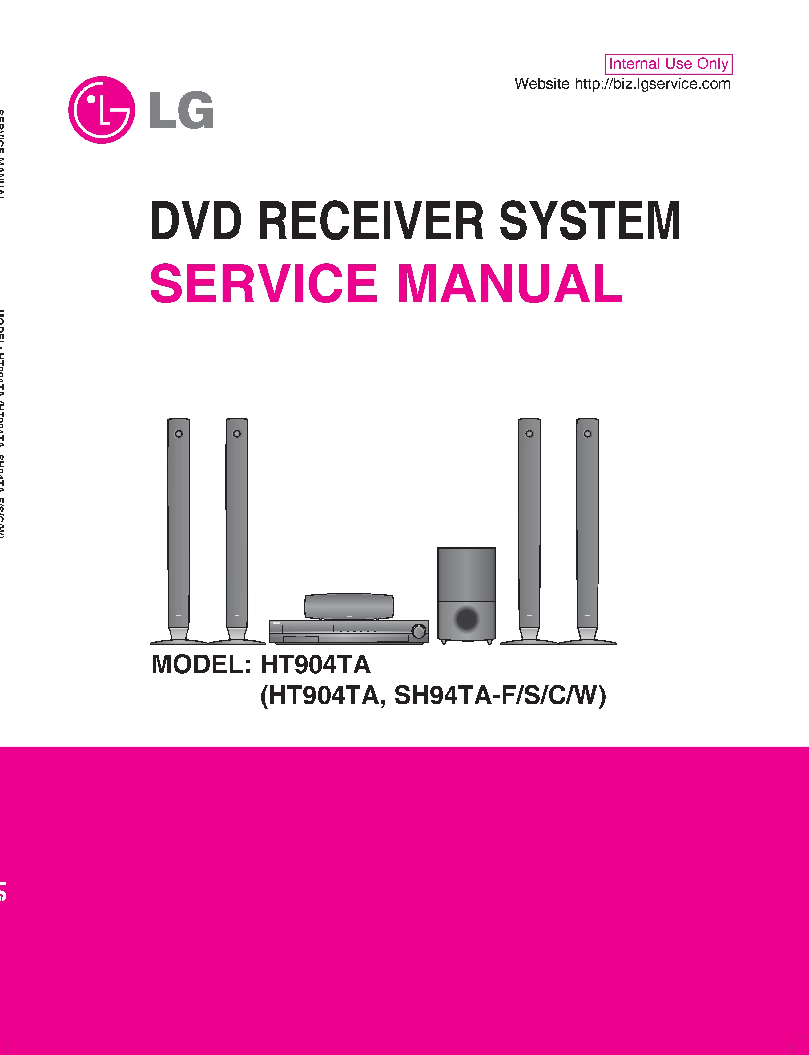 Lg ht904ta service manual cover