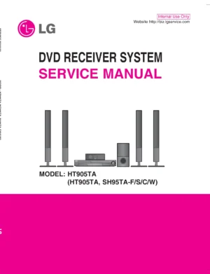 Lg ht905ta service manual cover